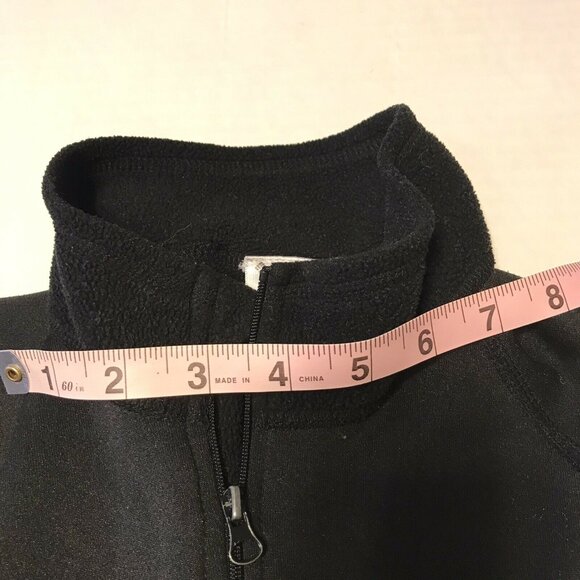 Columbia Men's Size Medium Jacket Fleece Black Good Preowned Condition - Picture 4 of 9
